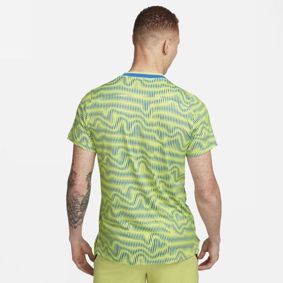 Nike NWT Court Advantage Dri-fit Tennis T-Shirt Green XXL - Picture 3 of 6